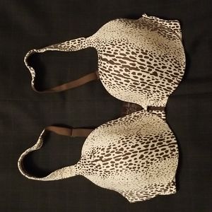 Vanity Fair animal print bra 34C
